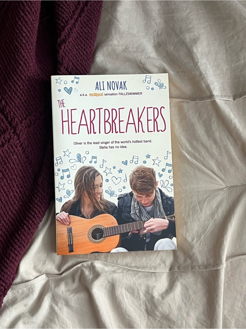 The Heartbreakers by Ali Novak - White Cover with Red Title
